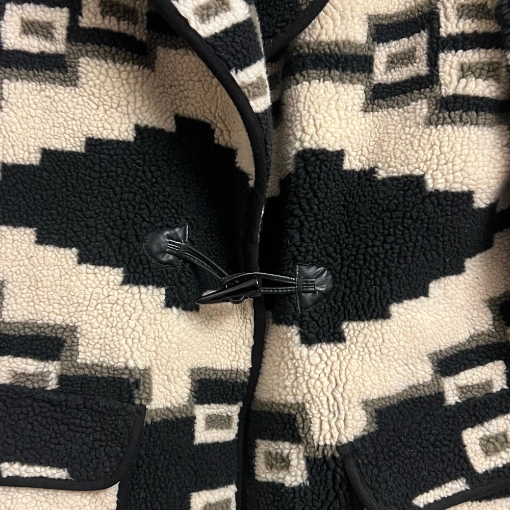 Geometric Patterned Coat - image 2